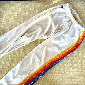 Aviator Nation Classic 5-Stripe Sweatpants in Excellent Condition